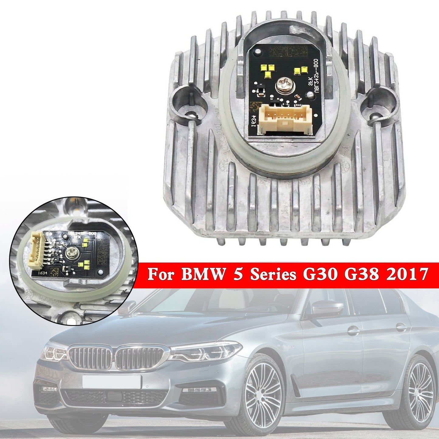 Right LED DRL Light Control Unit 63117214940 For BMW 5 Series G30 G38 2017-UE