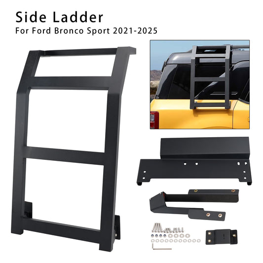 Ladder Side Window Roof Step Ladder For Ford Bronco Sport 2021-2025