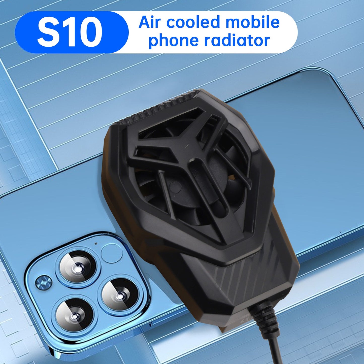 S-01 Mobile Phone Heatsink Cooling Battery Heatsink Back Clip Cooling Radiator
