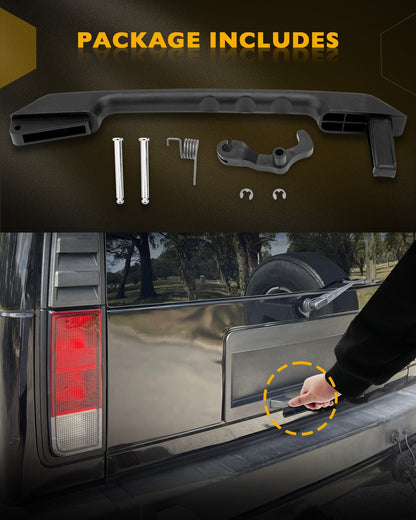 Tailgate Latch Handle Kit Liftgate Repair Fit 2003-2009 Hummer H2 13767004 Black