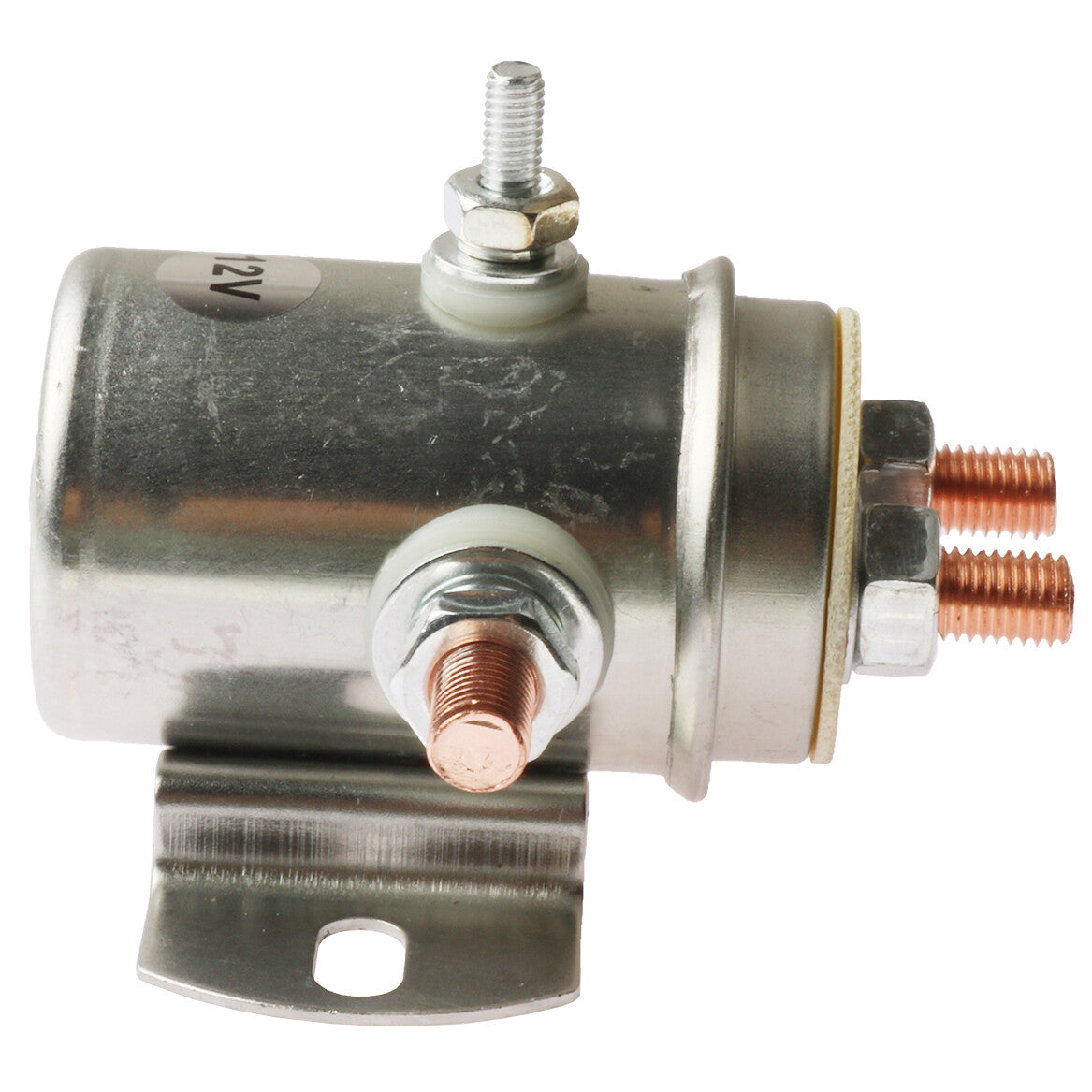 Solid Spare 4Pcs Solenoid Relay Switch for Prestolite Ramsey Winch Golf Continuous Duty 12V