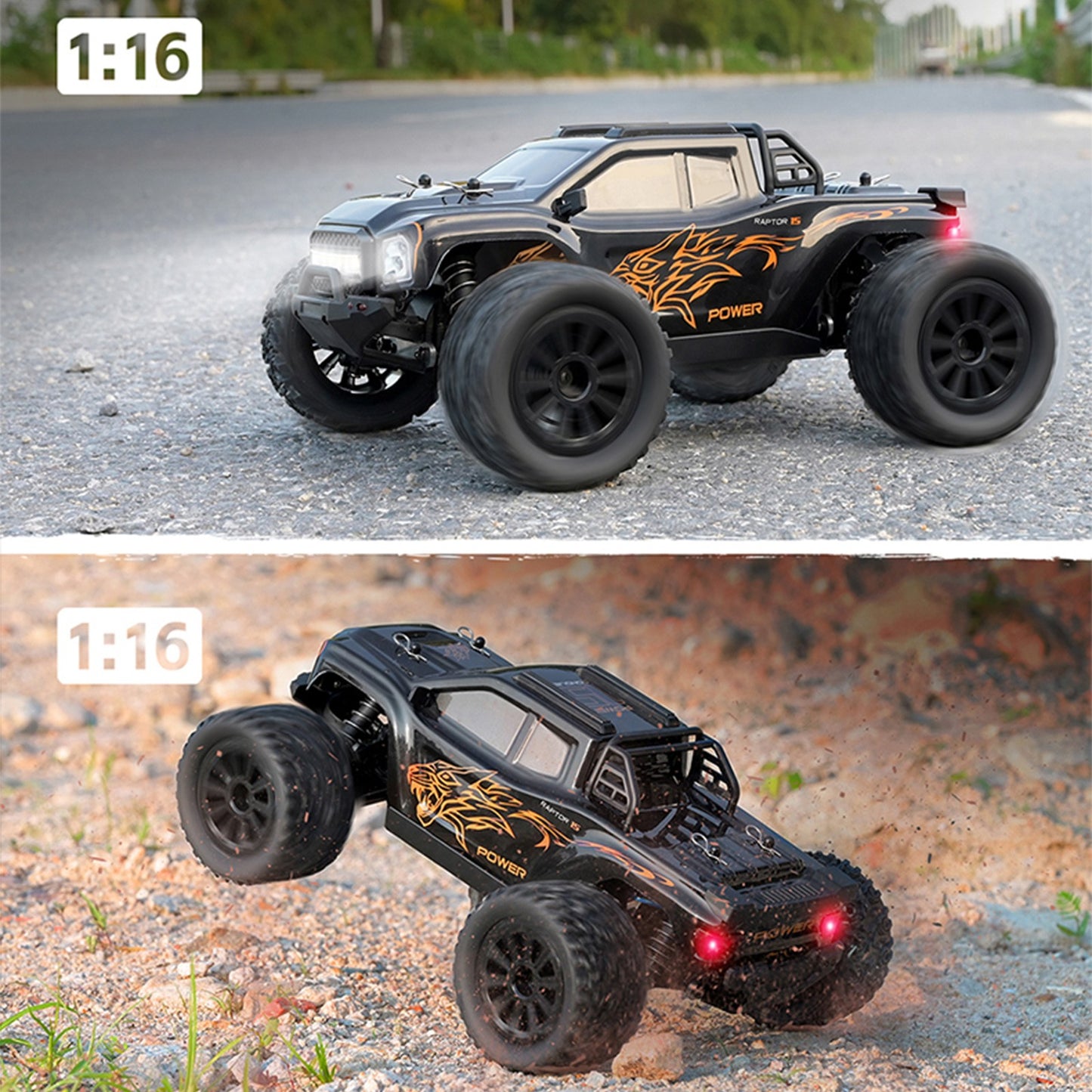 ??Wltoys 1:16 RC electric four-wheel drive large legged off-road vehicle