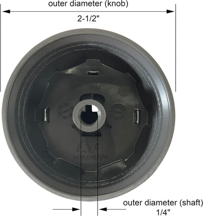 Solid Spare (3) Weber Spirit E-310 Control Knob Set 3 Knobs