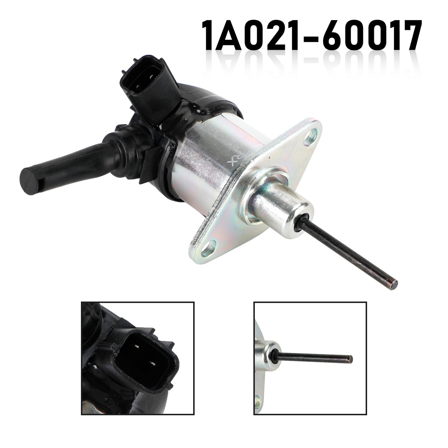1A021-60017 Fuel Shut Off Solenoid For Kubota V2003 V2203 D1503 D1703