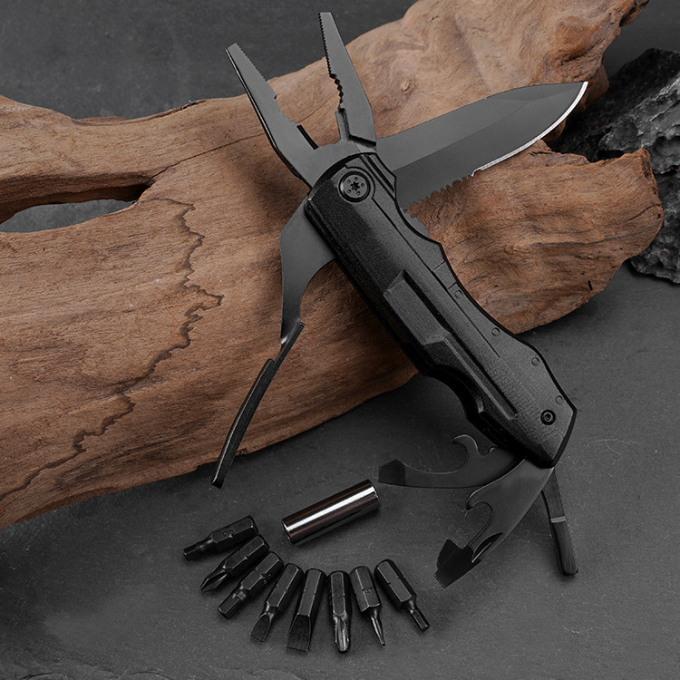 18-in-1 Multi Tool Knife Folding Pocket Pliers Outdoor Survival Tool w/ Sheath