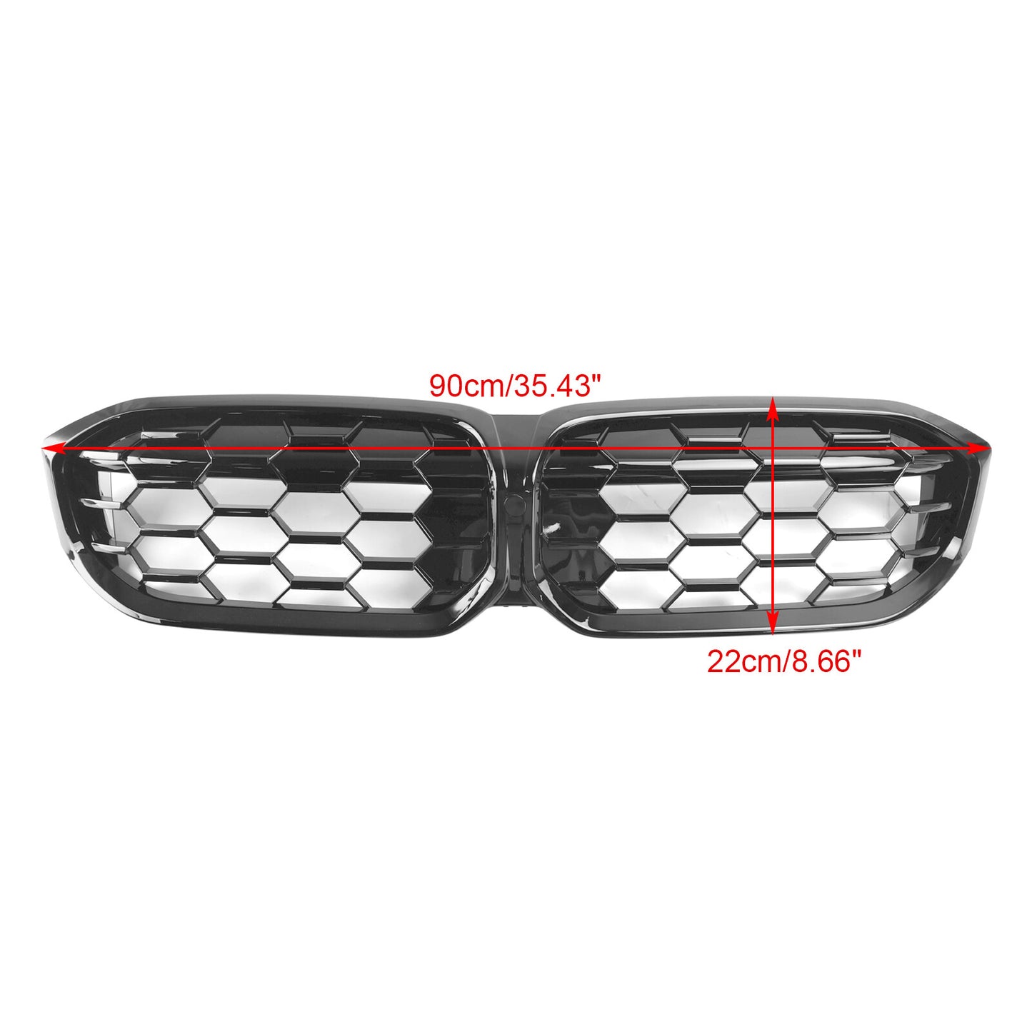 Gloss Black Front Kidney Grill Grille fit BMW G20 320i 330i M340i 2023-2024