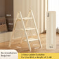 Stepladder, 3 Tiers,  Foldable, Aluminum, Ladder, Load Capacity 330.7 lbs