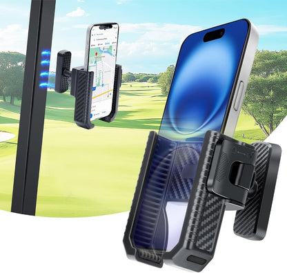 Magnetic Golf Cart Phone Holder 360?? Rotation Gym Tractor Bike Mount for iPhone
