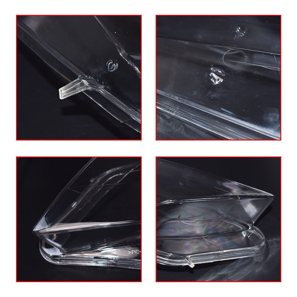 Pair Front Headlight Lens Headlamp Cover Replacement For BMW Z4 E89 2009-2016