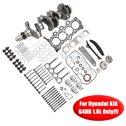 G4NB 1.8L Engine Overhaul Rebuilding Kit for Hyundai Elantra Mistra Kia Forte