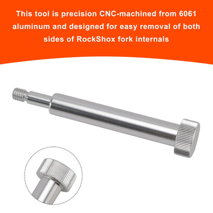 Fork Lower Leg Tool – Threaded Punch for Removing Spring/Damper Side (Rockshox)