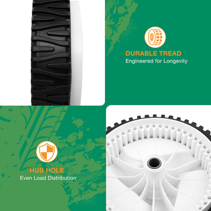 8" Front Drive Wheel Set For Husqvarna Craftsman Poulan Pro 532403111 194231X427