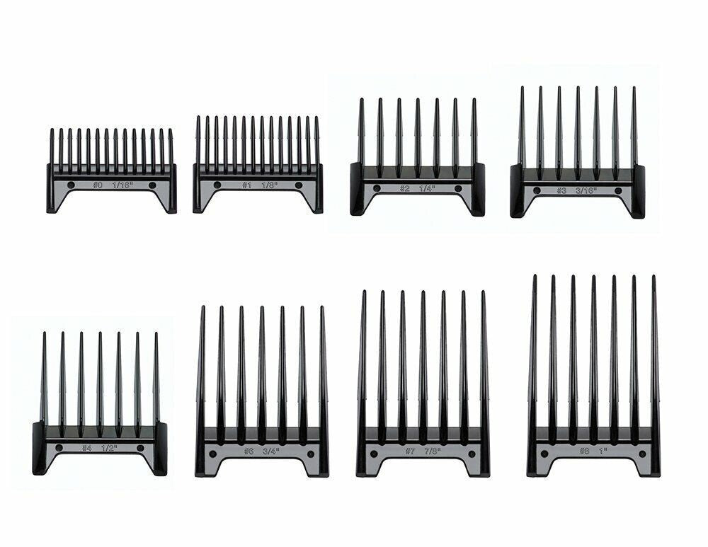 Solid Spare Oster 76926-800 Professional Clipper Comb Guide 8 Pieces