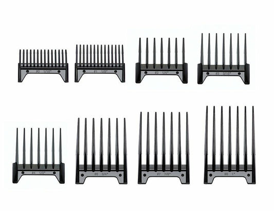 Solid Spare Oster 76926-800 Professional Clipper Comb Guide 8 Pieces