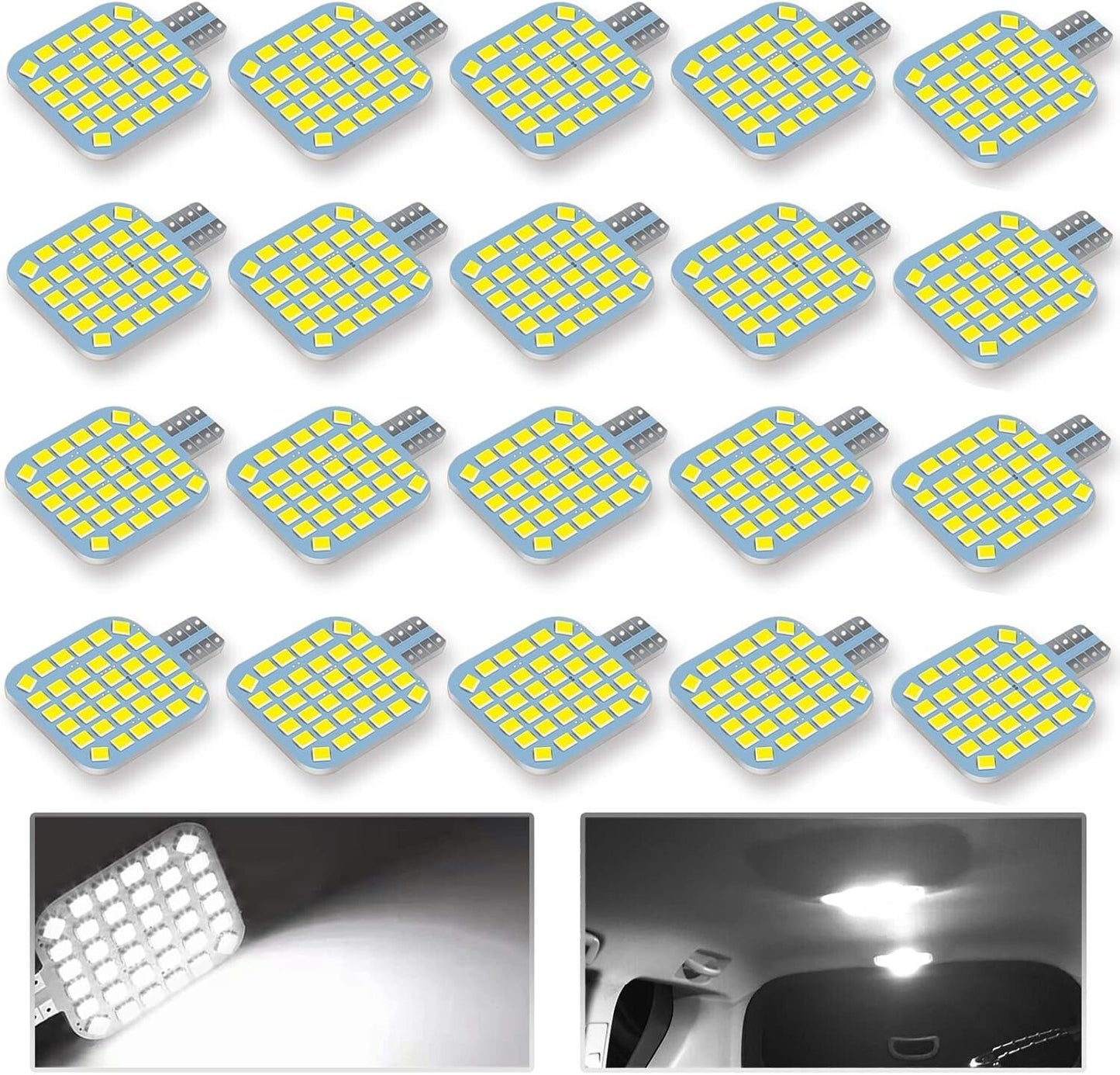 20x Super White LED T10/921/194 36SMD RV Camper Trailer Interior Light Bulbs 12V