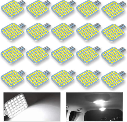20x Super White LED T10/921/194 36SMD RV Camper Trailer Interior Light Bulbs 12V