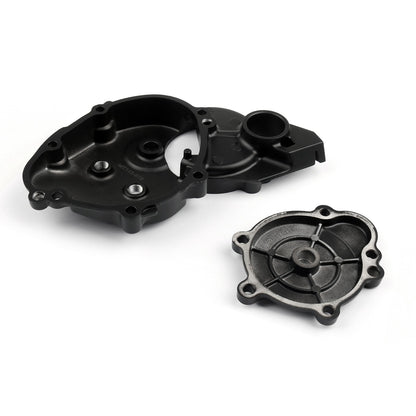 Engine Starter Case Crankcase Cover For Kawasaki Ninja ZX10R 2006-10 Black