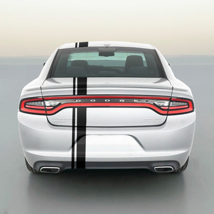 6" OFFSET VINYL RALLY STRIPE RACING STRIPE KIT + BONUS KIT For DODGE CHARGER