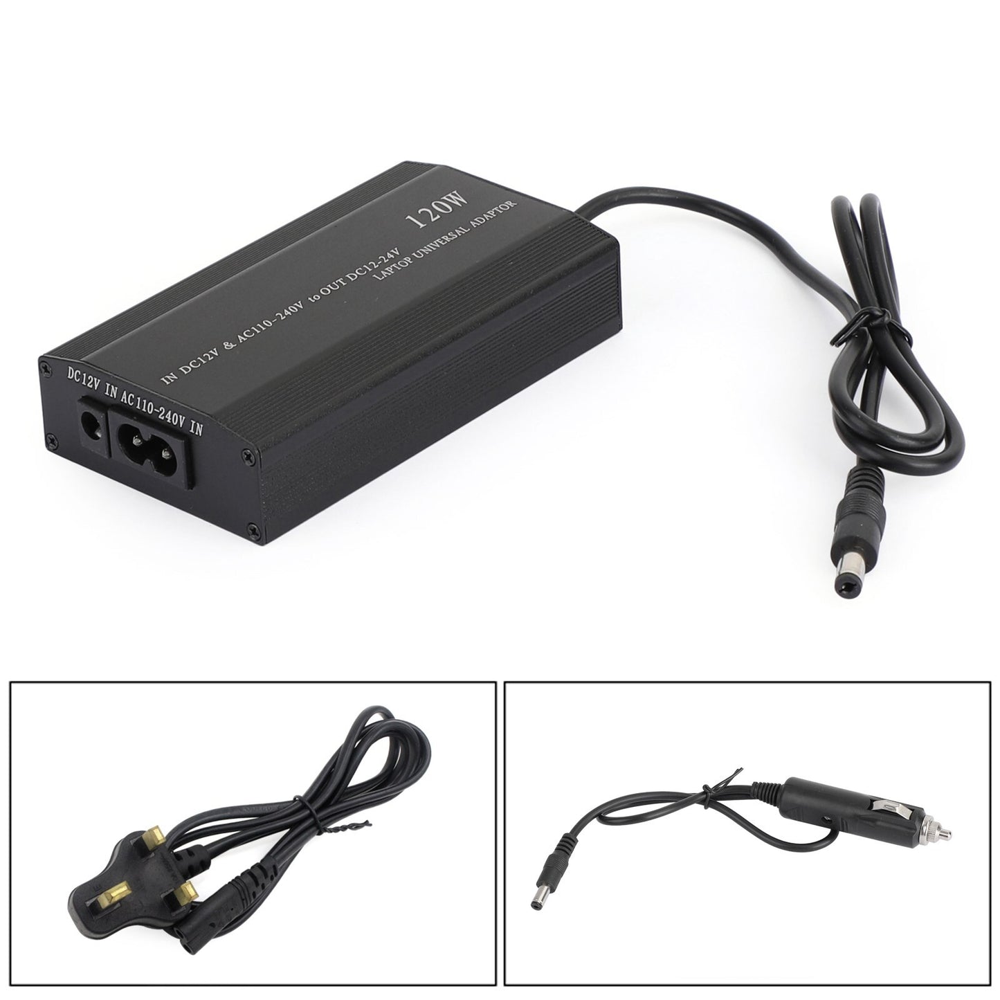 120W Car Home 34 Tips Power Supply Adapter Charger for Laptop Notebook US Plug