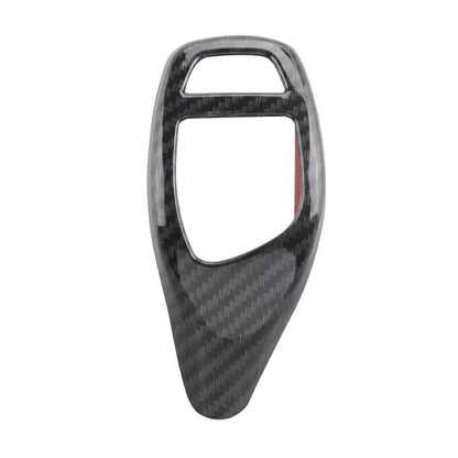 Gear Shift Knob Cover Trim Carbon Fiber For BMW F30 F34 F35 3-Series 2013-2018