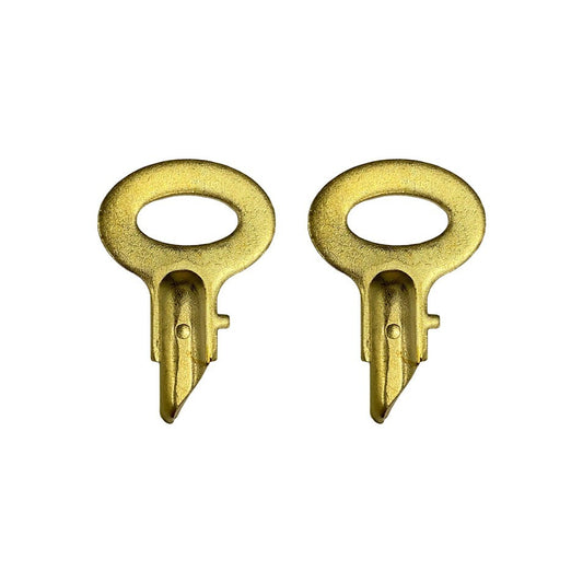 Solid Spare (2) Ignition Key For Allis Chalmers White Case IH Oliver Tractor Skid 72162639