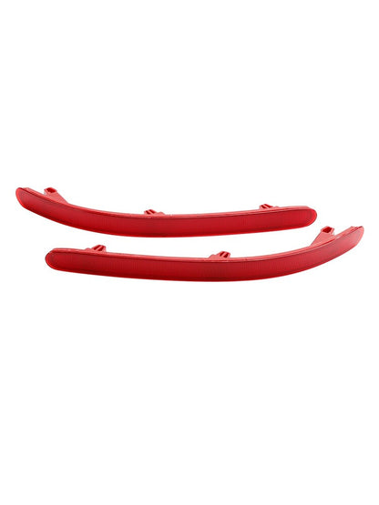 L+R Pair Rear Bumper Reflector W/ Red Lens No Light For VW Touareg 7L 2002-2010