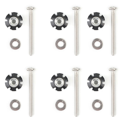 6x RV LADDER REPAIR KIT nuts Stainless Bunk Motorhome Parts Camper Trailer Coach