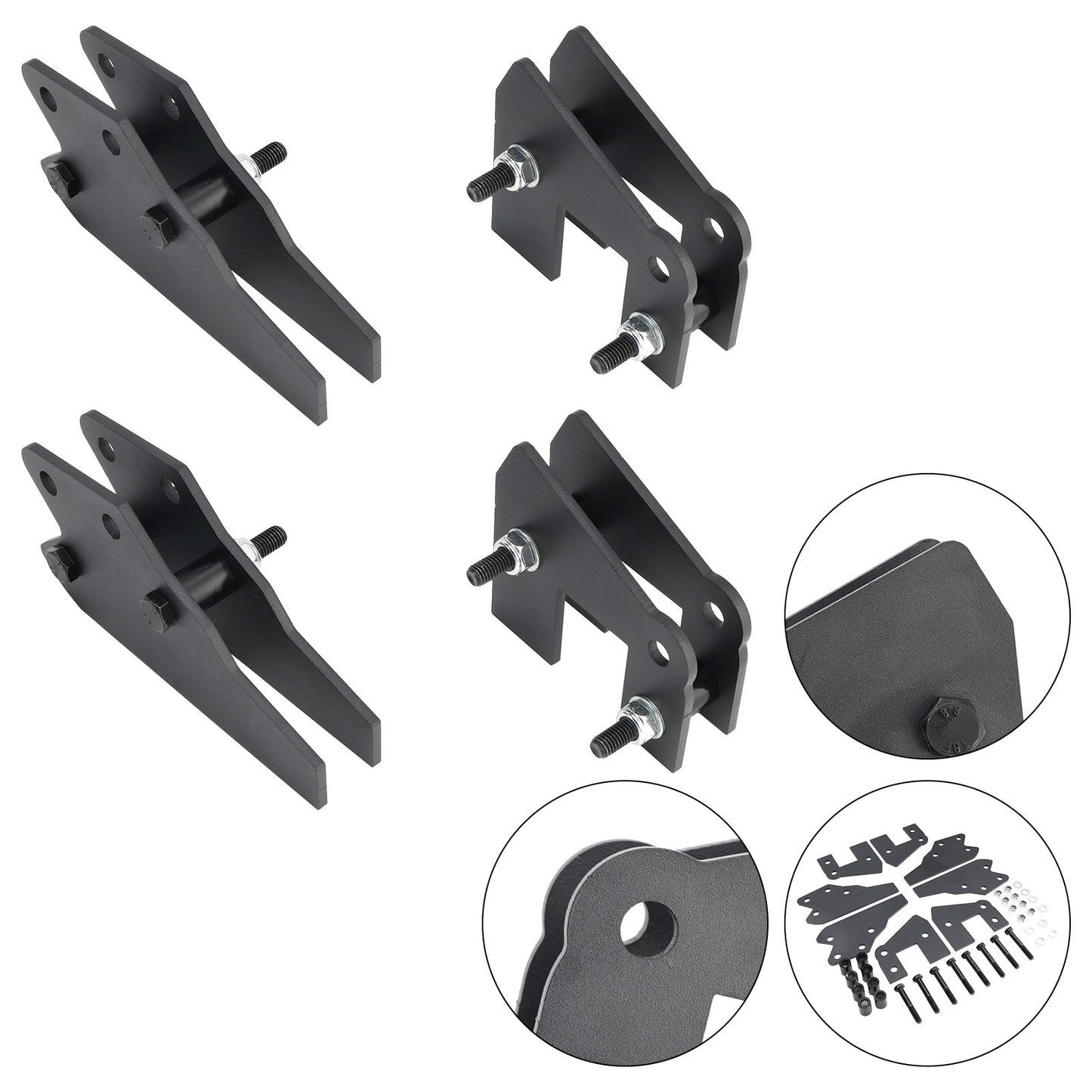 Lift Kit 3 Inches Front & Rear Rise Suspension For Polaris Ranger 570 1000 Crew