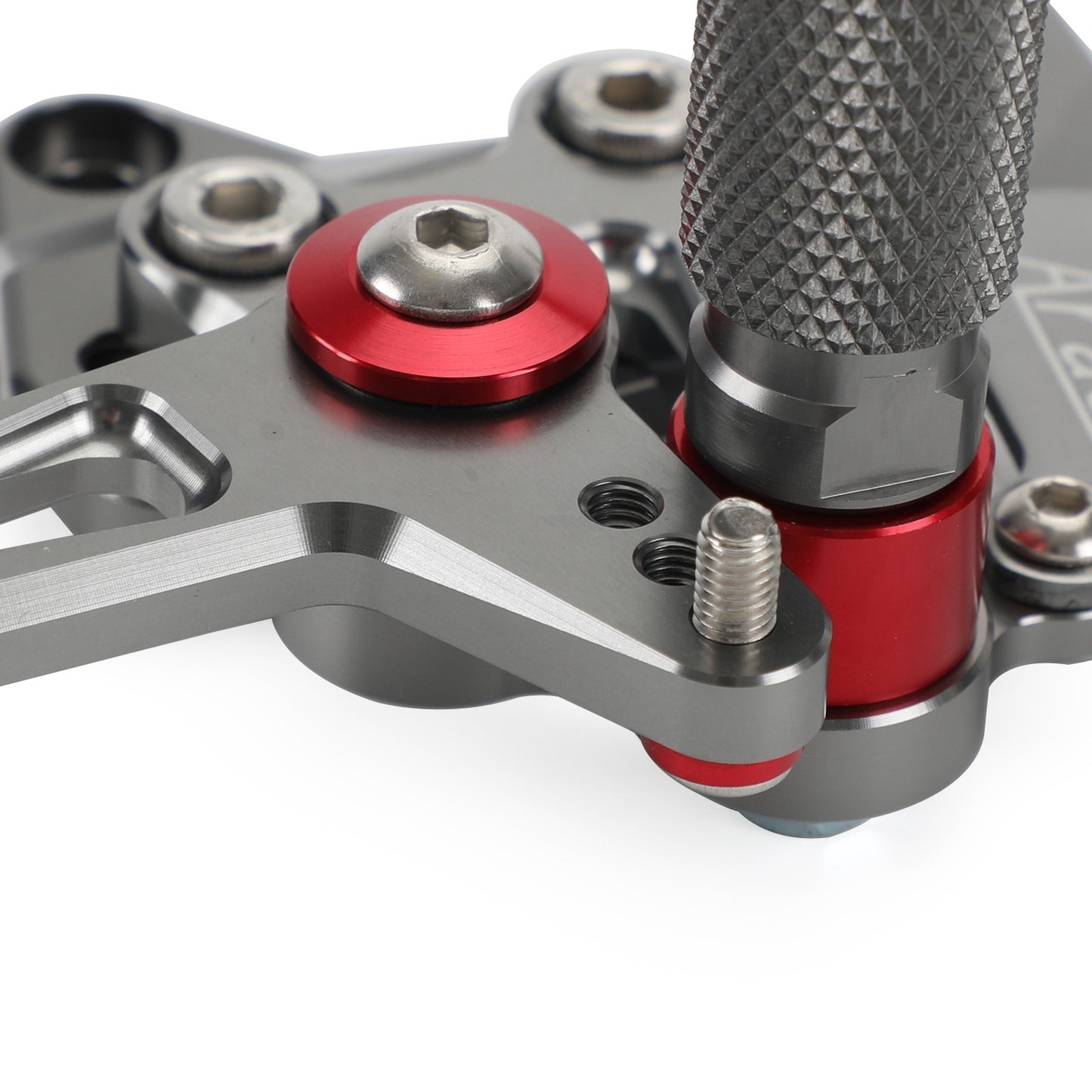 Aluminum Gray Rear Sets Footpegs Footrest For Kawasaki Z900 Z 900 2021 2022