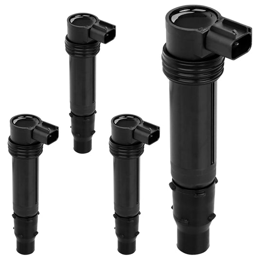 Solid Spare 4x F6T570 Ignition Coils Pack For 2003-18 Kawasaki Ninja ZX-6R ZX-6RR 21171-1282