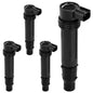 4x F6T570 Ignition Coils Pack For 2003-18 Kawasaki Ninja ZX-6R ZX-6RR 21171-1282
