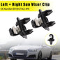 2x Sun Visor Clip 8V7857562 4PK For Audi A3 A5 Cabriolet TT Roadster 2017-2019