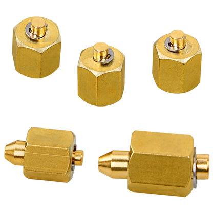 10810 Injector Rail Fuel Line Cap Set - 5 Pcs Rail Fuel Injector Block-off Cap