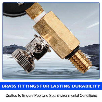 Filter Pressure Gauge Air Relief Valve Assy For Jandy Pool CV CL DEV R0357200