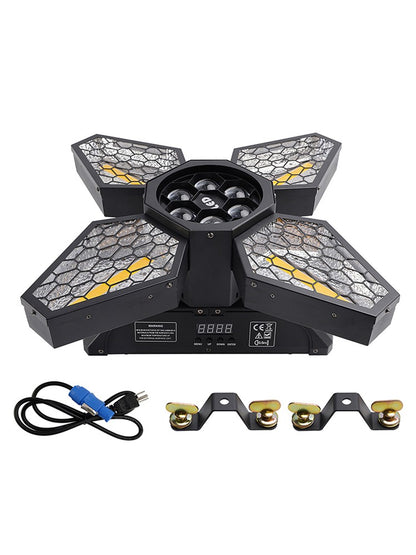 4 Arms Bee Eye Zoom Light Beam DMX Stage Light Disco Show Bar Party Lighting