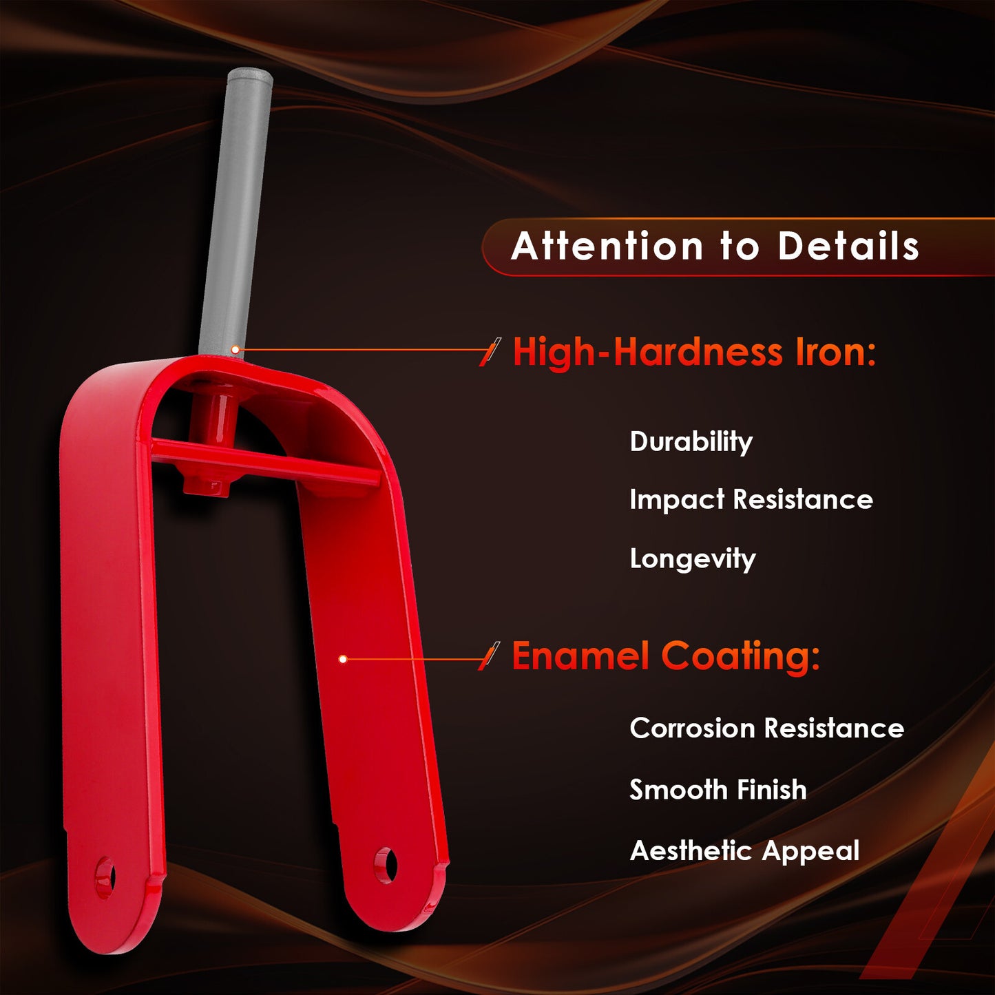 110-6581-01 Red Caster Fork For Toro TimeCutter 74330 74325 Zero Turn Mower