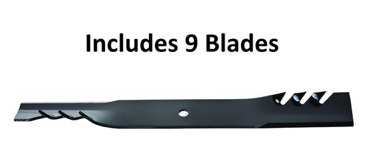 Solid Spare (9) Oregon 96-347 Gator Mulcher 3-In-1 Hi Lift Replacement Lawn Mower Blades