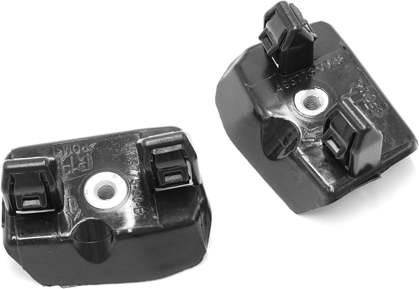 Pair For 2020-2023 Tesla Model Y Fender to Bumper Alignment Clip Bracket Black