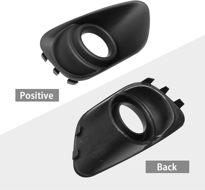 For 2011-2017 Jeep Compass 68109870AA 68109871AA Pair Fog Light Lamp Bezel Cover