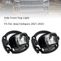 Pair LED Front Driving Fog Light For Jeep Compass 2021-2025 68470159AA