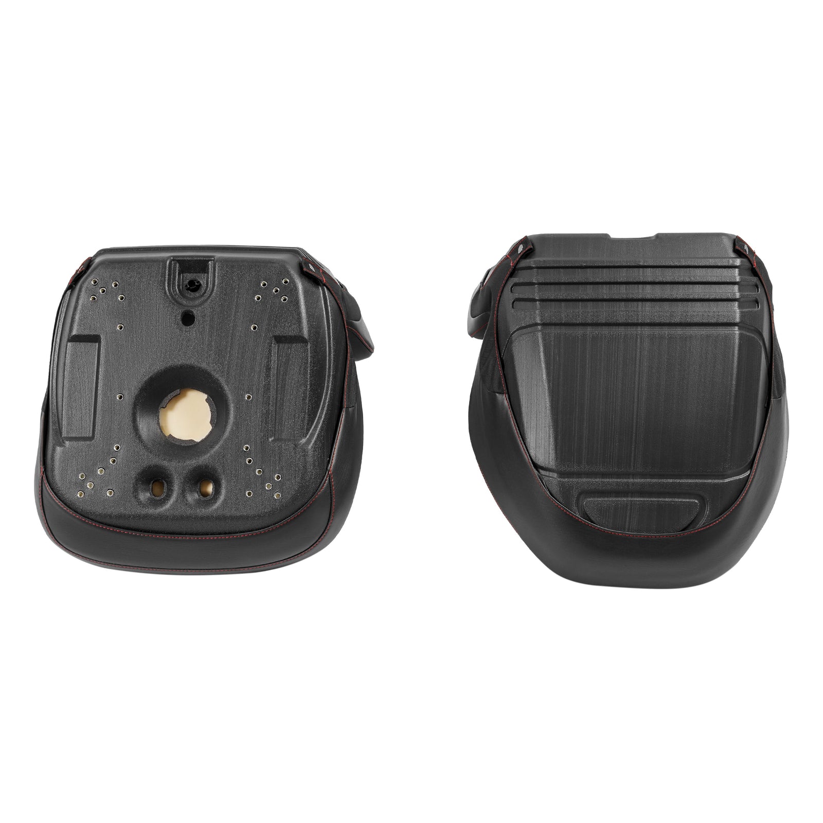 Solid Spare 2PCS Black Sewn Bucket Seats For Yamaha Rhino 450 660 700 #5UG-F4710-00-00
