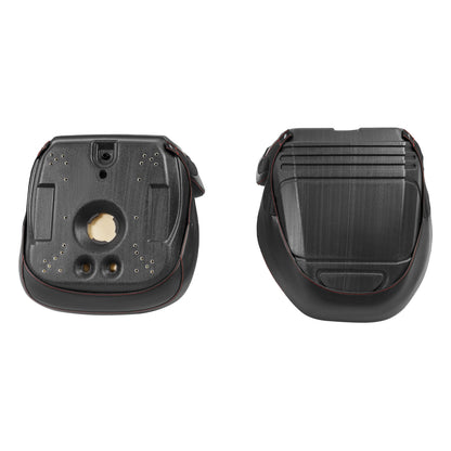 Solid Spare 2PCS Black Sewn Bucket Seats For Yamaha Rhino 450 660 700 #5UG-F4710-00-00