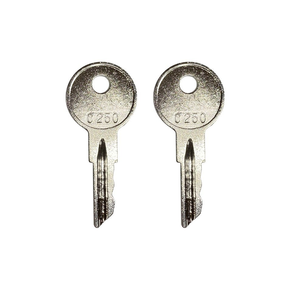 (2) Ignition Key For Crown Forklift  Walkie Wave - C250, 170151-001, 089216-001