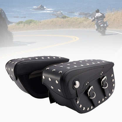 Side Tail Bag Saddlebag Color Matching Luggage Black 80L For Scooter Motorcycle