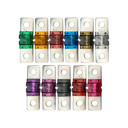 Solid Spare MIDI / AMI Fuse MultiPack 30A 40A 50A 60A 70A 80A 100A 125A 150A 175A 200A