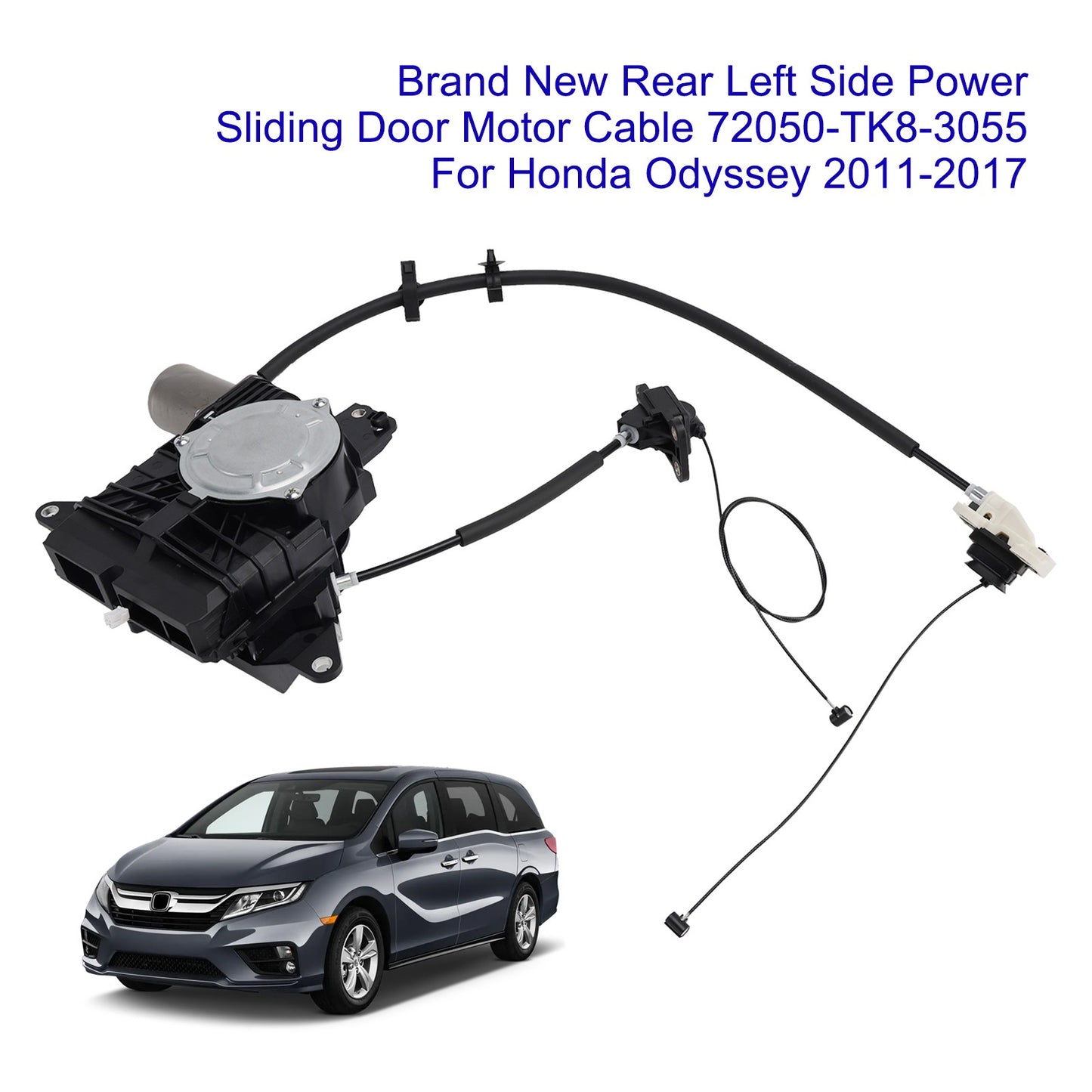 Rear Left Side Power Sliding Door Motor Cable 72050-TK8-3055 For Honda Odyssey