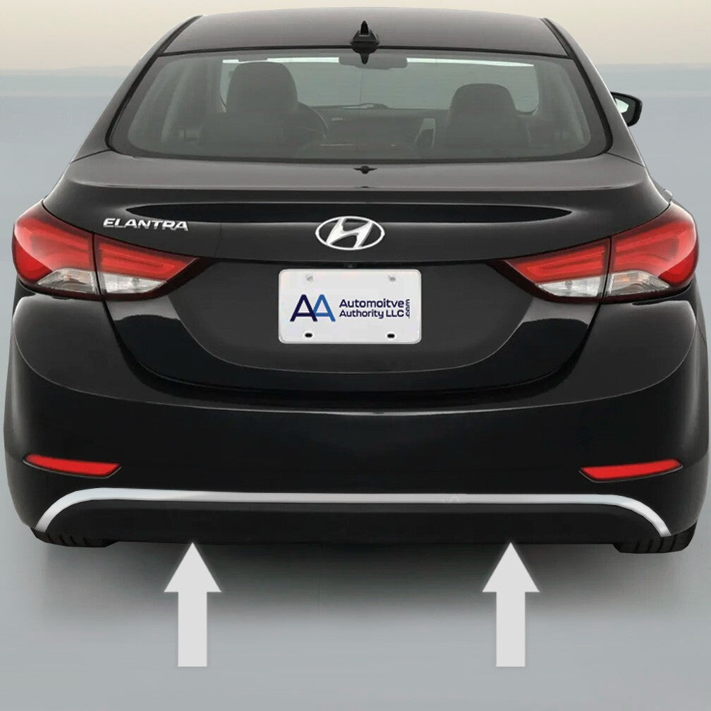 CHROME REAR BUMPER TRIM For HYUNDAI ELANTRA 11-16