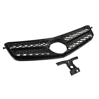 Gloss Black Grill Grille Fits Mercedes Benz W204 C250 C350 2008-13
