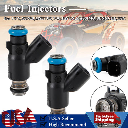 2PCS 25377439 Fuel Injector For HiSun EFI 700 ATV UTV