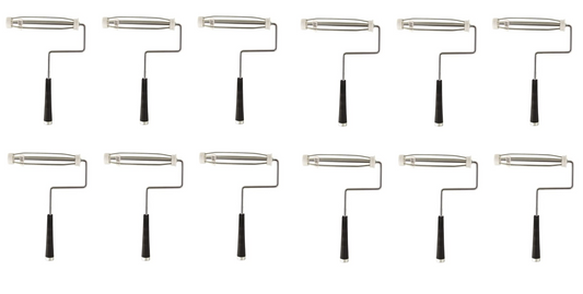 Solid Spare (12) Wooster Brush F0010 9 inch Acme Heavy Duty Roller Frames 5-Wire